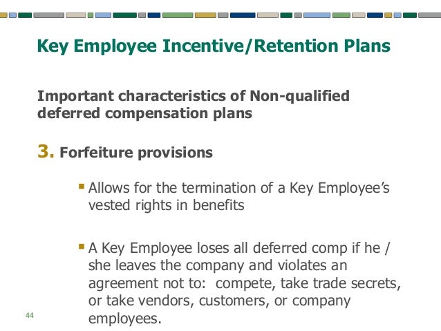 Non qualified stock options deferred vesting