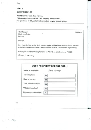 Key english test 4 | PDF