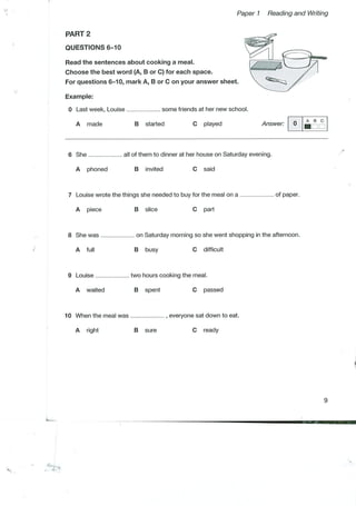 Key english test 4 | PDF