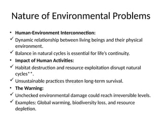 Problem Encounter Key environmental challenges in the contemporary world.pptx