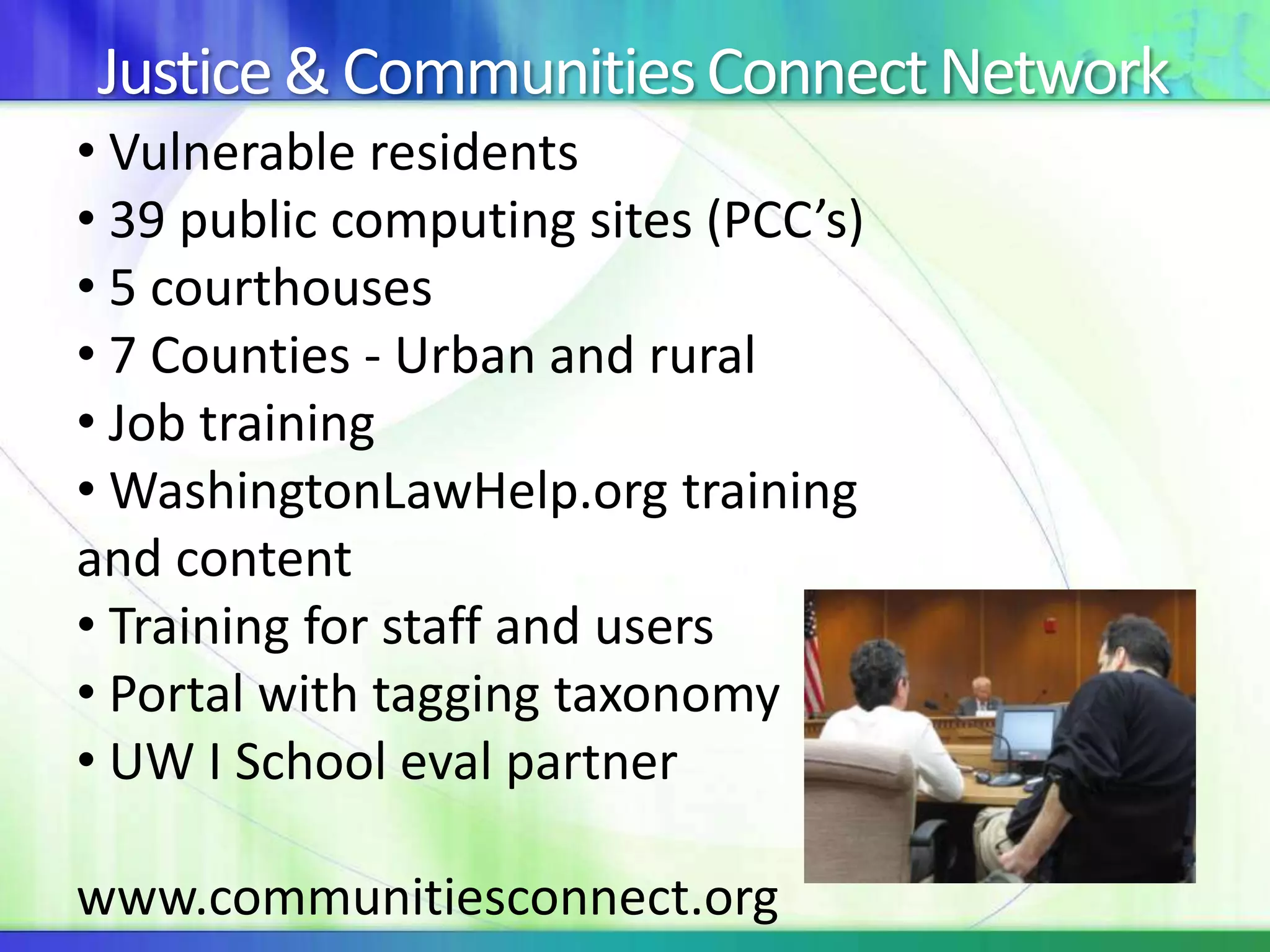 Disabled less likely to get law & consumer info. 