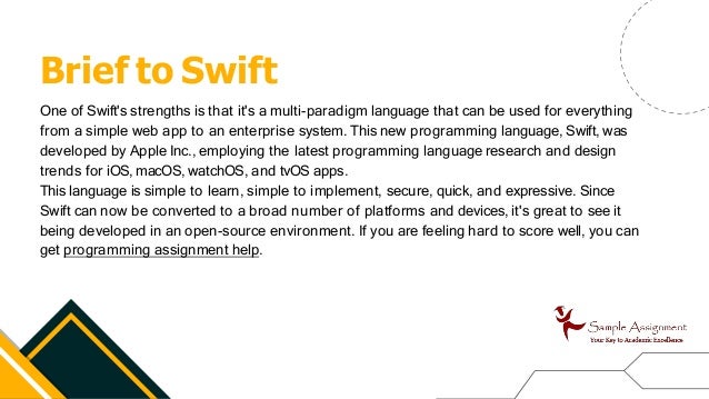 What is Swift? Features, advantages, and syntax basics | PPT