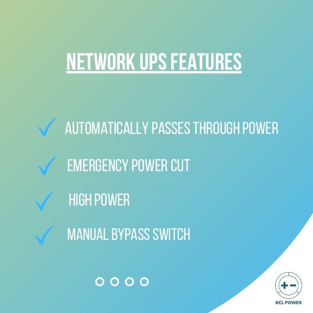 Key Features of UPS System | PDF