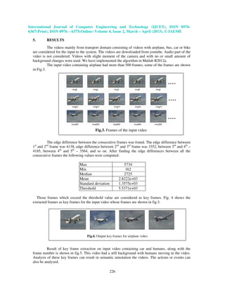 Key frame extraction methodology for video annotation | PDF