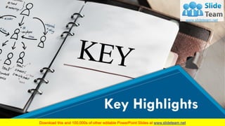 Key Highlights
Your Company Name
 
