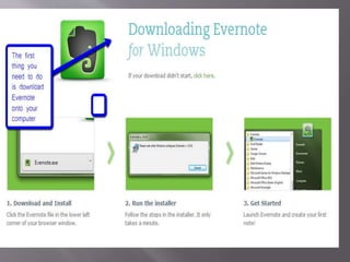 Key how to use evernote | PPTX