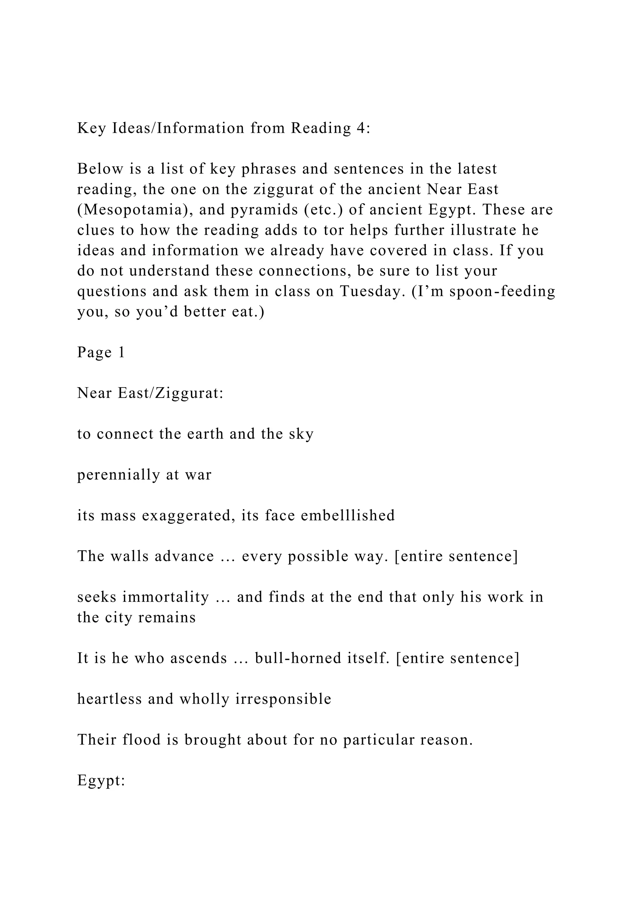 Key IdeasInformation from Reading 4Below is a list of key ph.docx