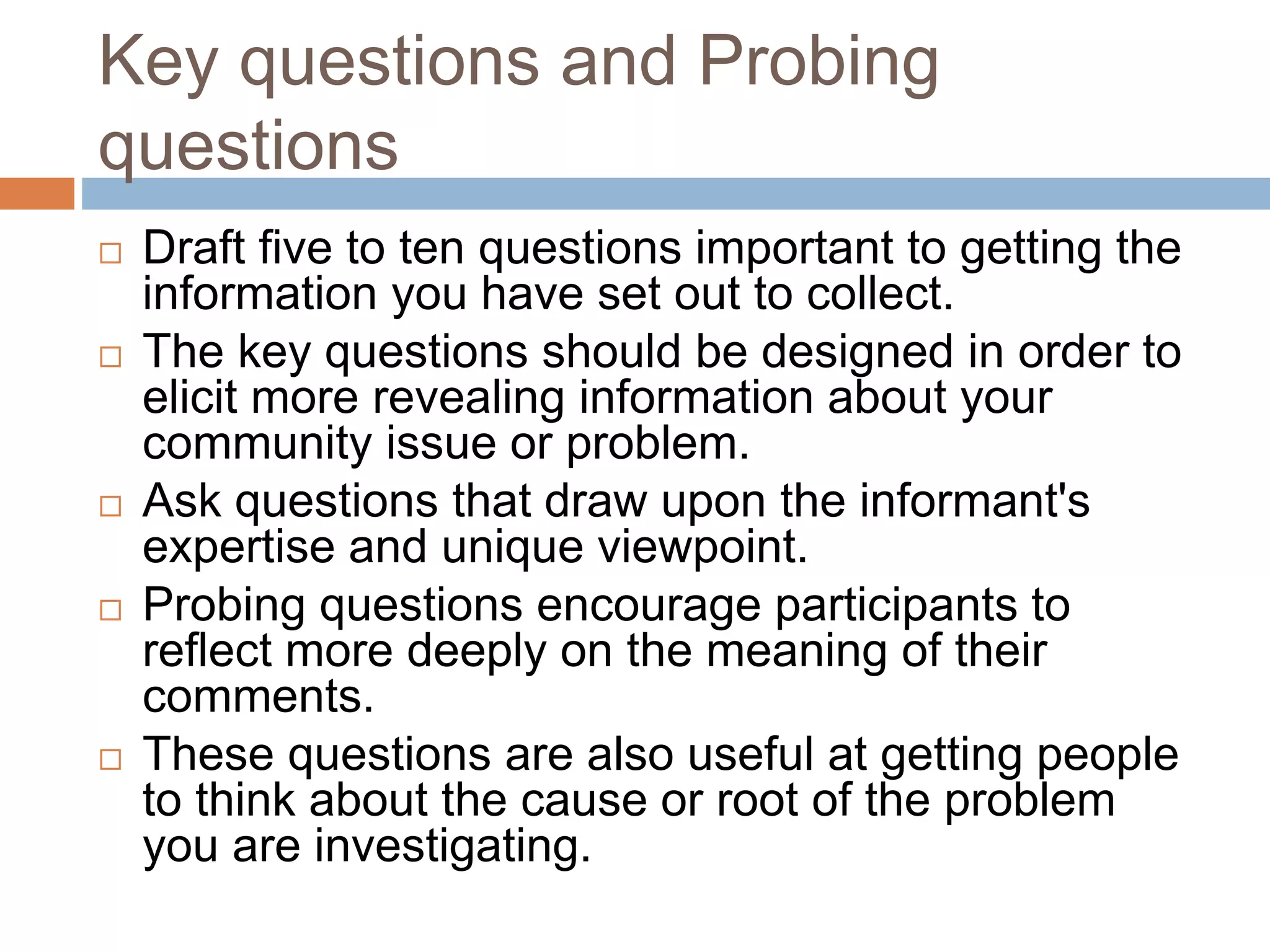 Key informant interview | PPTX