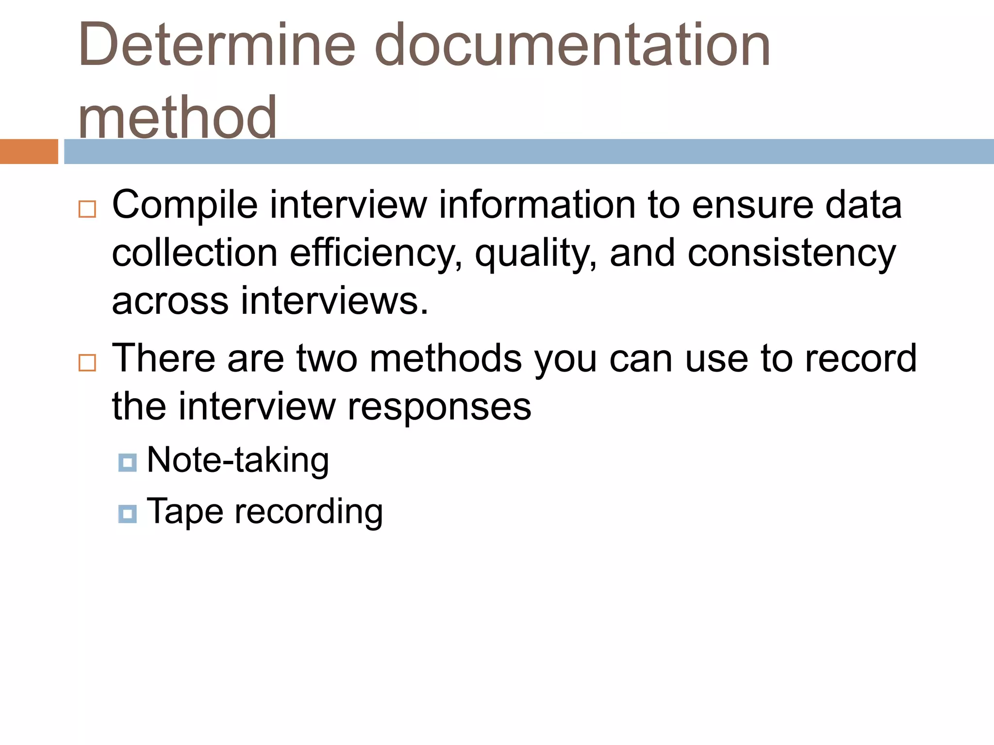 Key informant interview | PPTX