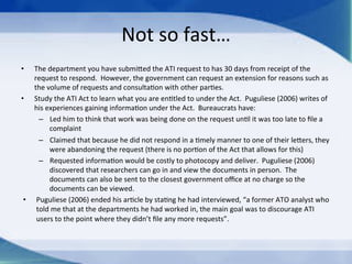 Key Informant Interviews with Federal Government Public Servants | PDF