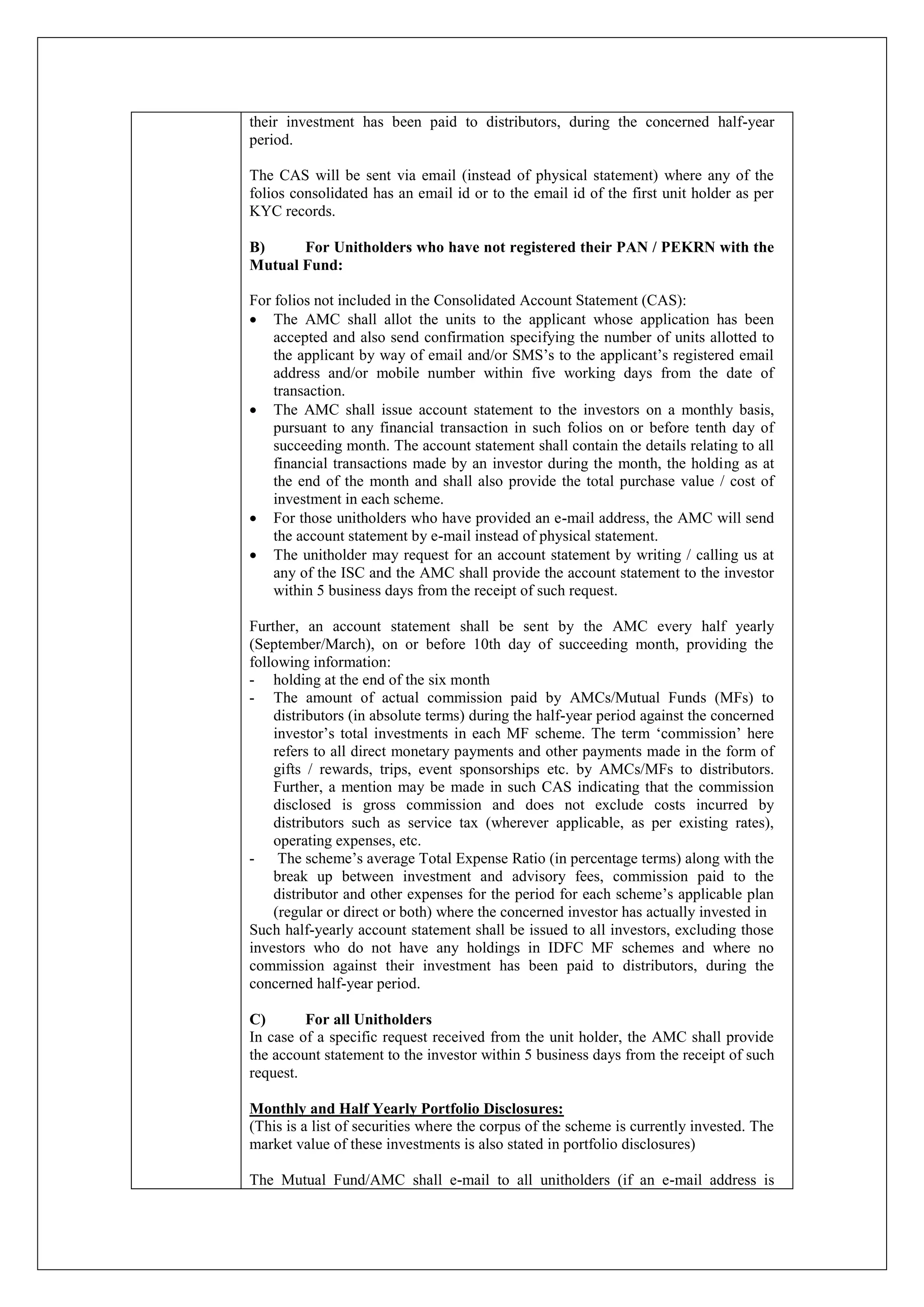 IDFC Flexi Cap Fund_Key information memorandum | PDF