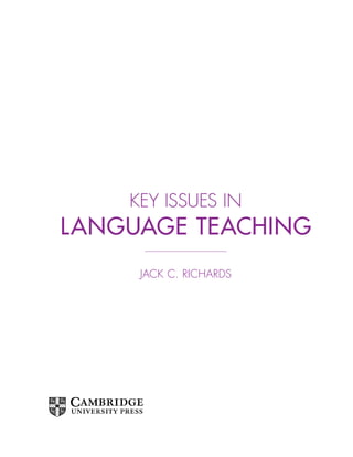 Key Issues In Language Teaching.pdf