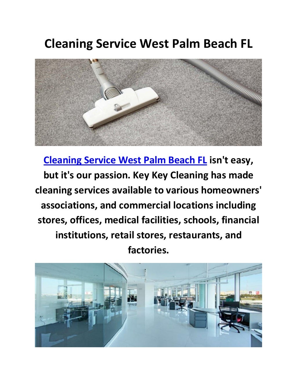 Key key cleaning service in west palm beach, fl