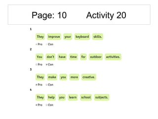 Page: 10 Activity 20
 