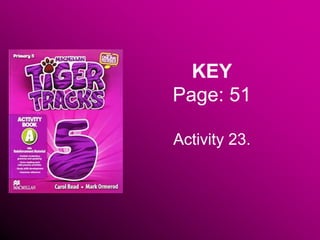 KEY
Page: 51
Activity 23.
 