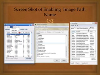 
Screen Shot of Enabling Image Path
Name
 