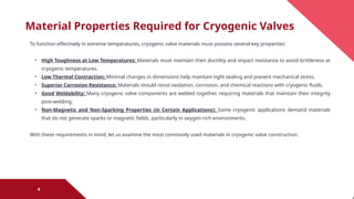 Understanding the Importance of Material Selection in Cryogenic Valves ...