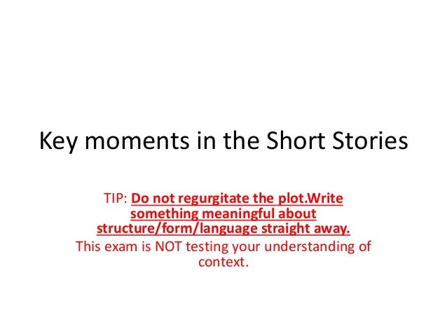How to write good short stories for the exam