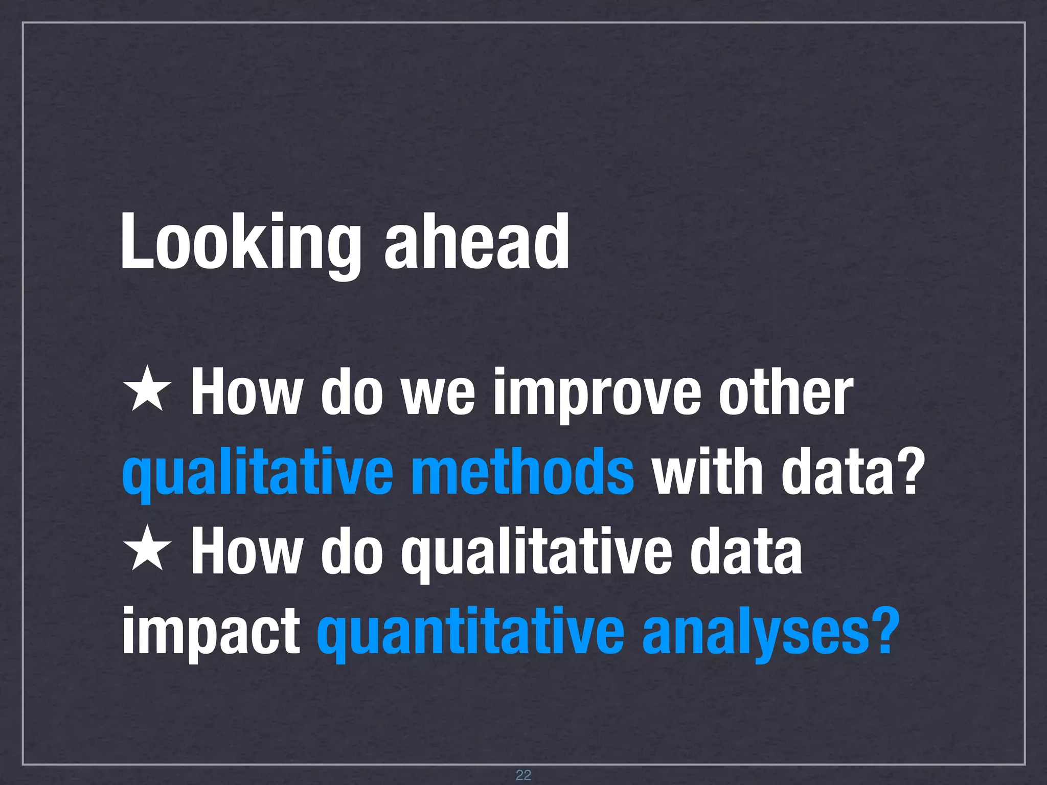 Query data
can augment
personas




              23
 