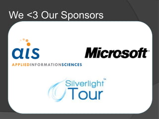 Silverlight FireStarter DC Keynote