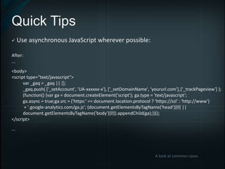 User experience is key You have <6 seconds…