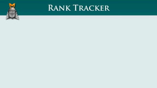 Rank Tracker
 