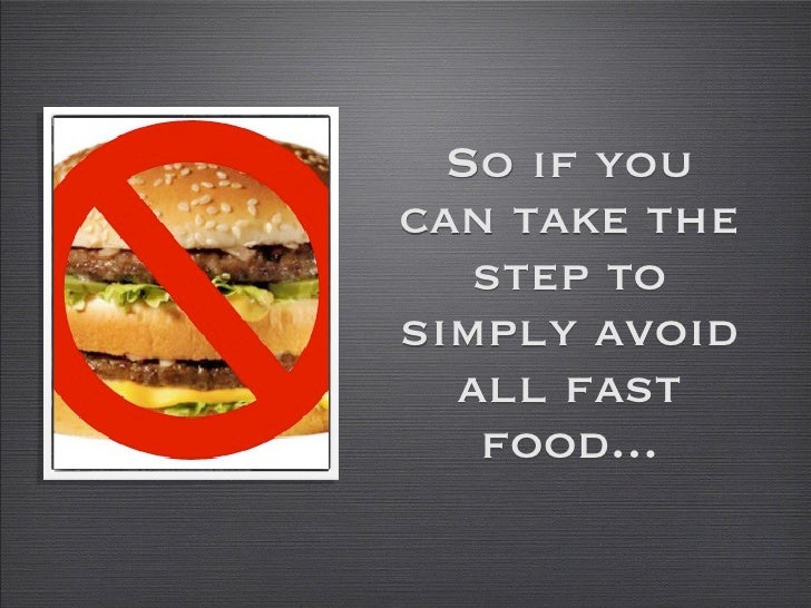 Fast Food Addiction