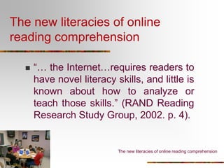 The Workplace Has ChangedRecent productivity gains are due to using the Internet to share information, communicate, and solve problems (van Ark, Inklaar, & McGuckin, 2003; Friedman, 2005; Matteucci, O’Mahony, Robinson, & Zwick, 2005).This generation’s defining technology for reading.