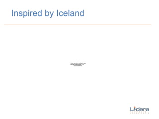Inspired by Iceland 