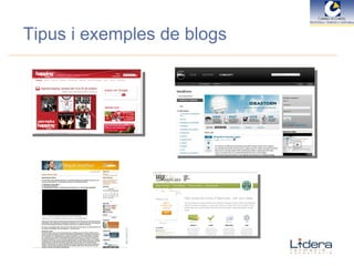Tipus i exemples de blogs 