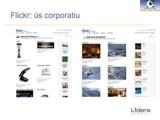 Flickr: ús corporatiu 