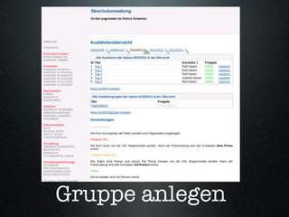 Gruppe anlegen
 
