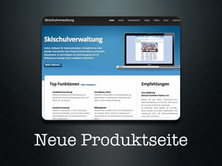 Neue Produktseite
 
