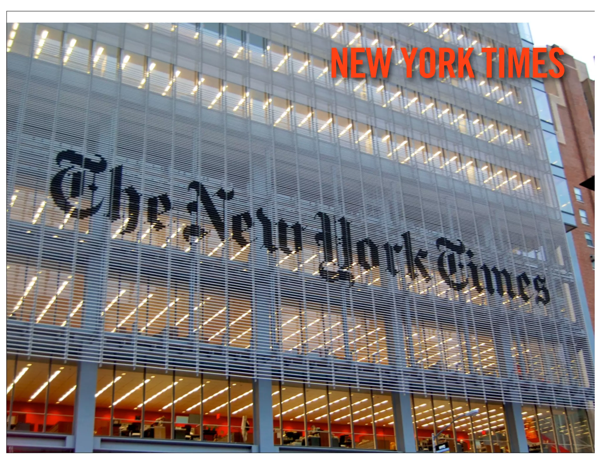 NEW YORK TIMES
 