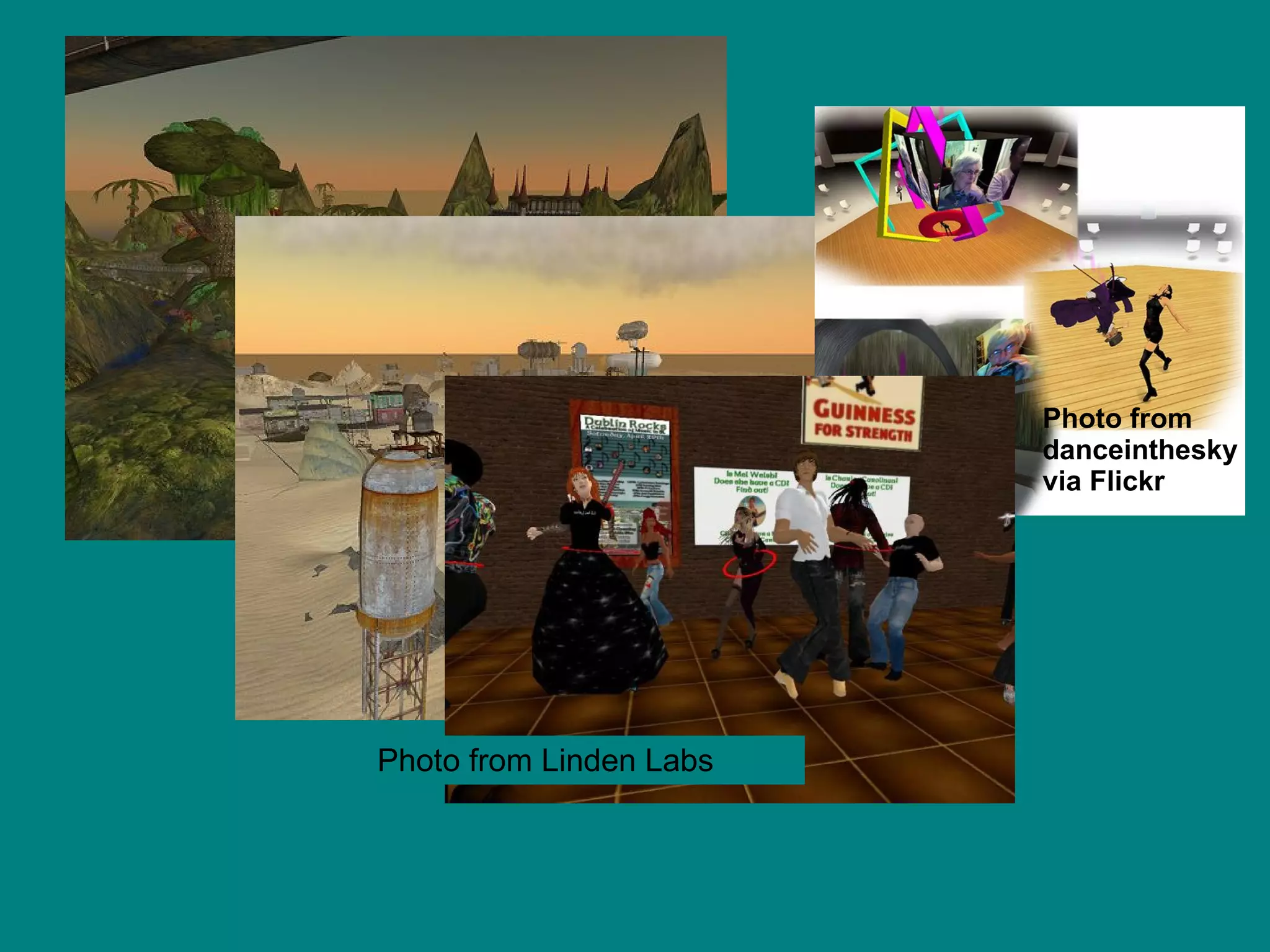 Photo from Linden Labs Photo from danceinthesky via Flickr 