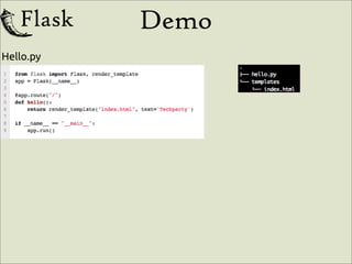 Demo
Hello.py
 