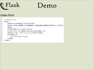 Demo
index.html
 