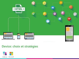Cellenza Microsoft
Cellenza Microsoft
Device: choix et stratégies
 