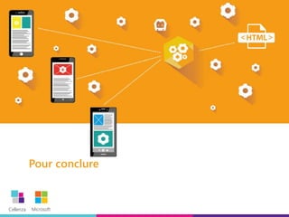 Cellenza Microsoft
Cellenza Microsoft
Pour conclure
 