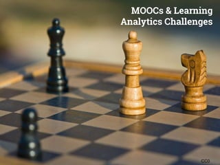 MOOCs & Learning
Analytics Challenges
CC0
 