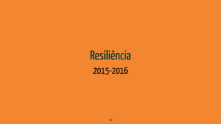 Resiliência
2015-2016
54
 