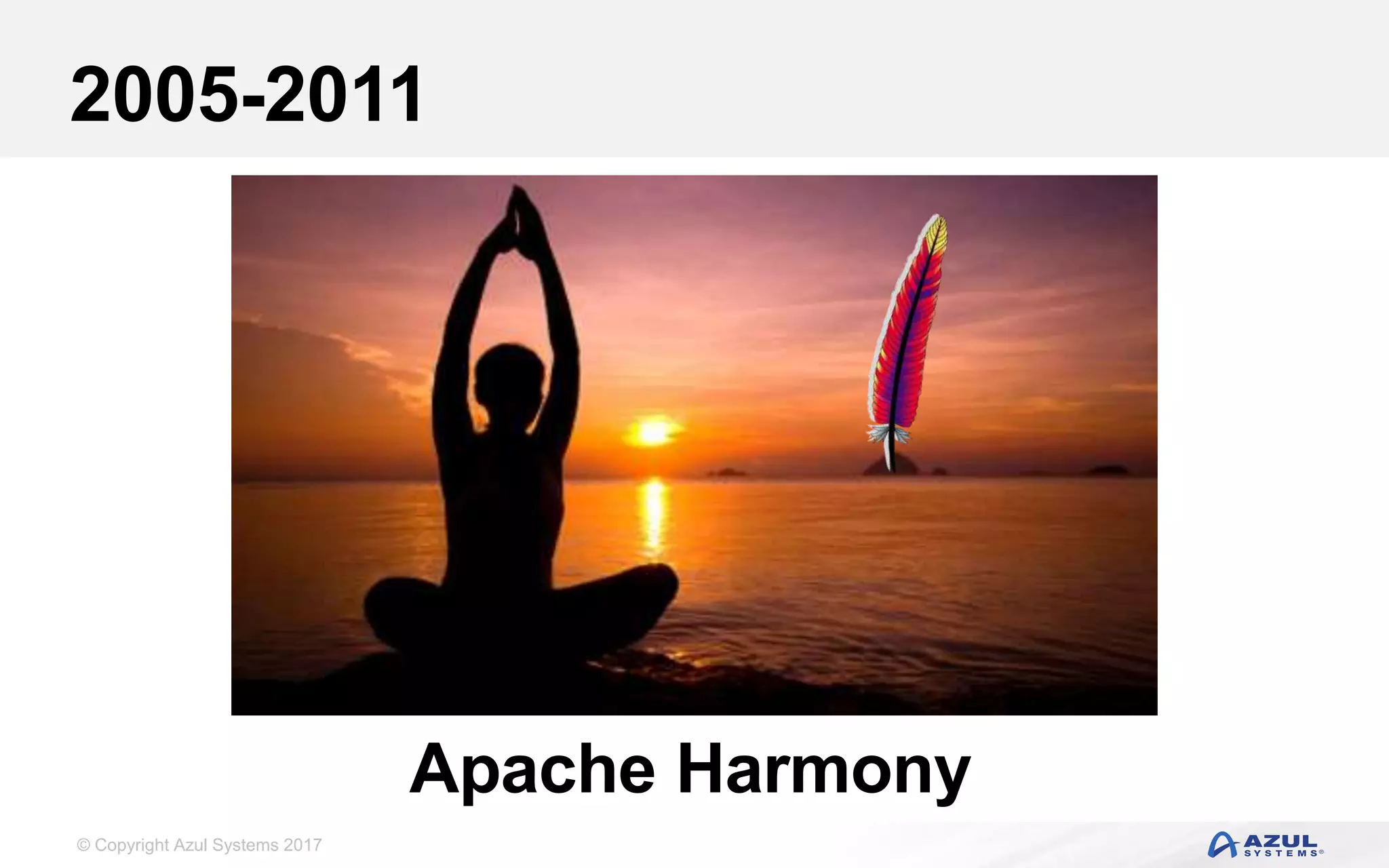 © Copyright Azul Systems 2017
2005-2011
Apache Harmony
 