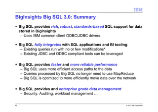 5 © 2013 IBM Corporation
2 years ago, Watson’s advanced analytic capabilities could sort through the
equivalent of 200 million pages of data to uncover an answer in 3 SECONDS and
would fill up this entire room.
Today…Watson is now 24x faster and has gone from the size of a
master bedroom to three stacked pizza boxes.
Watson refers to a set of solutions for the era of
Cognitive Analytics
 