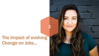 The impact of evolving
Change on Jobs…
 