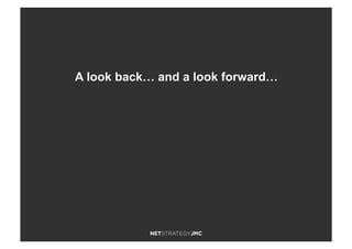 A look back… and a look forward…
 