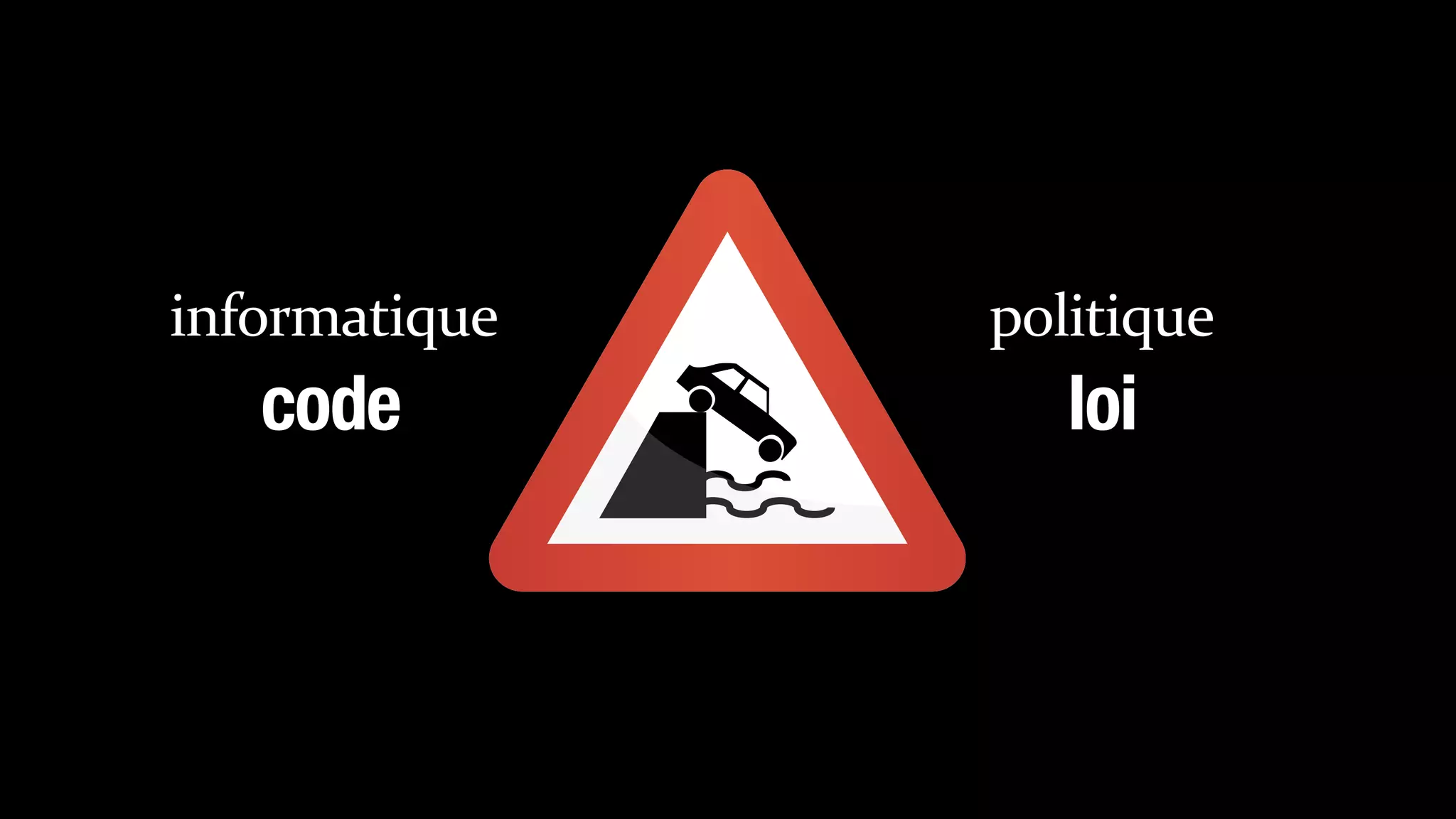 informatique politique
code loi
 