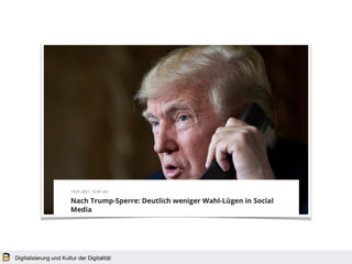 Digitalisierung und Kultur der Digitalität
 
