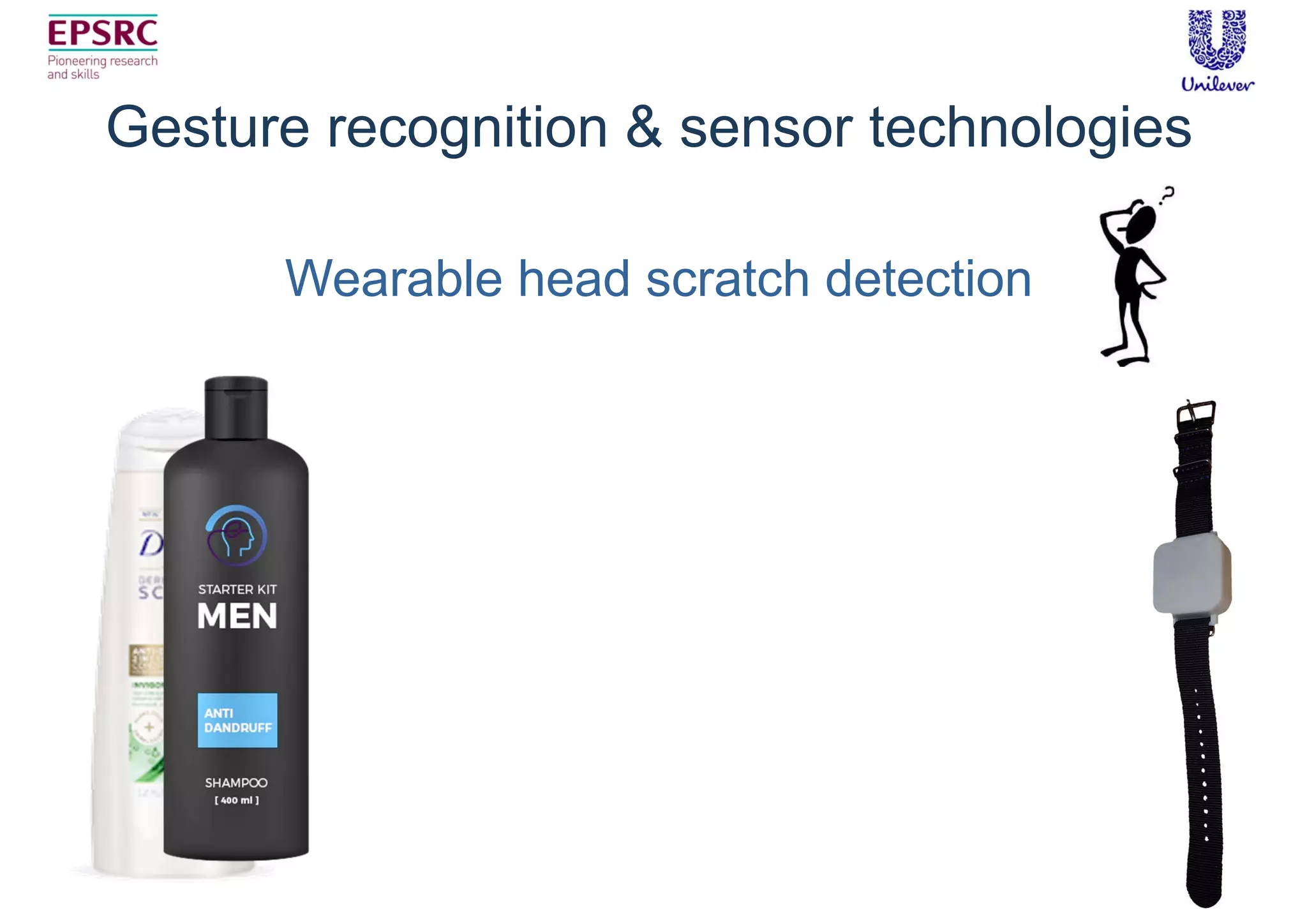 Gesture recognition & sensor technologies
Wearable head scratch detection
 