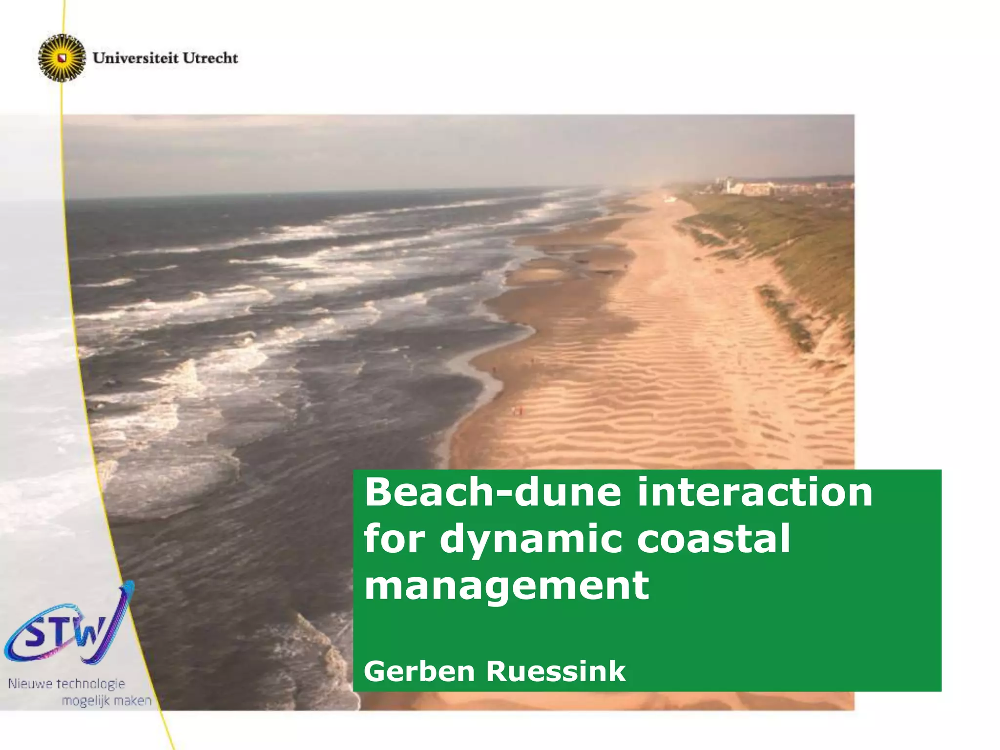 Beach-dune interaction for dynamic coastal management | PDF