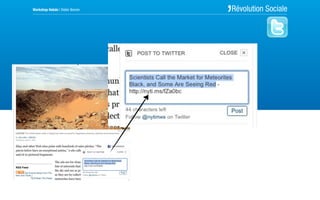 Social media and the press, case study: Hebdo